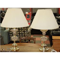 PAIR OF LAMPS