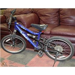 KIDS IRON HORSE FULL SUSPENSION MOUNTAIN BIKE