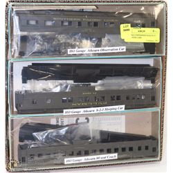 HO SCALE UNFINISHED RAILWAY PASSENGER CARS