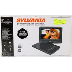 SYLVANIA 9" PORTABLE DVD PLAYER SWIVEL SCREEN