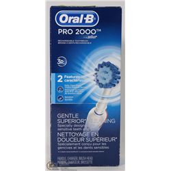 ORALB PRO 2000 RECHARGEABLE TOOTHBRUSH