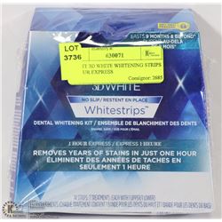CREST 3D WHITE WHITENING STRIPS 1 HOUR EXPRESS