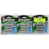 Image 1 : ENERGIZER 3 PACKS OF 4 RECHARGEABLE BATTERIES