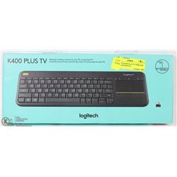 LOGITECH K400 PLUS TV WIRELESS KEYBOARD/MOUSE