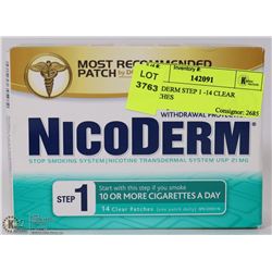 NICODERM STEP 1 -14 CLEAR PATCHES