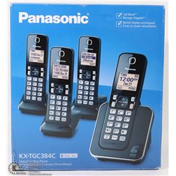 PANASONIC KX-TGC384C DIGITAL CORDLESS PHONE SET