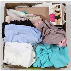 FLAT OF 12 PAIRS OF WOMEN'S LARGE UNDERWEAR