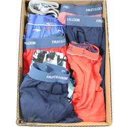 FLAT OF 8 PAIRS OF ASST BOYS UNDERWEAR