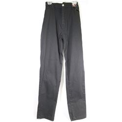 LADIES COTTON CASUAL PANTS,BLACK,MSRP $58.00 US