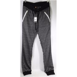 GALAXY JOGGERS ,HEATHER BLACK,SIZE SMALL