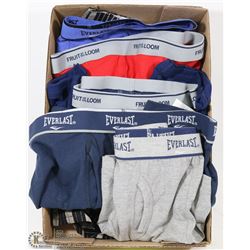 FLAT OF 6 XL MENS UNDERWEAR SHORTS