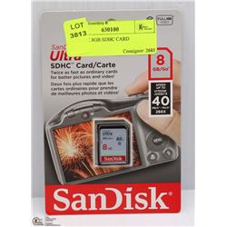 SANDISK 8GB SDHC CARD