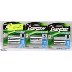 ENERGIZER THREE -2 PACKS OF RECHARGEABLE
