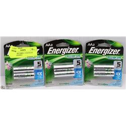 ENERGIZER THREE -2 PACKS OF RECHARGEABLE