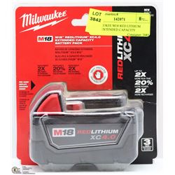 MILWAUKEE M18 RED LITHIUM XC4.0 EXTENDED CAPACITY