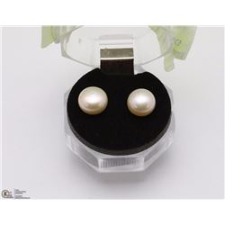 #38 FRESH WATER PEARL EARRING .925 STERLING SILVER