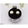 Image 1 : #38 FRESH WATER PEARL EARRING .925 STERLING SILVER