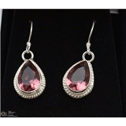 #27 PINK AMETHYST GEMSTONE EARRING