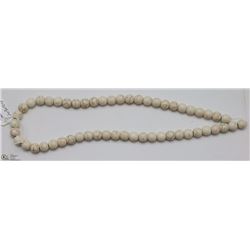 #102 TURQUOISE LOOSE BEAD NECKLACE  15"
