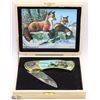 Image 1 : COLLECTOR SERIES FOX POCKET KNIFE IN WOOD CASE