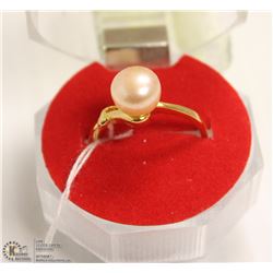 FRESH WATER PEARL RING .925 STERLING SILVER