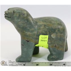 SOAPSTONE CARVING BY ARNIE MATTHEWSIE BEAR