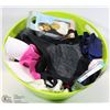 Image 1 : TUB OF ASSORTED WOMENS UNDERGARMENTS, HALTER