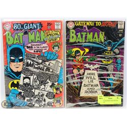 SCARCE BATMAN #198 AND #202 COMICS