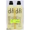 Image 1 : LOT OF TWO D:FI HYDRATE:D SHAMPOO BOTTLES
