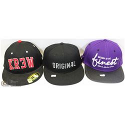 LOT OF THREE BALL CAP HATS