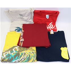 LOT OF 5 SKATER SHIRTS ALL SIZED LARGE
