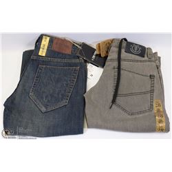 LOT OF TWO NEW PAIRS OF SKATER JEANS