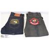 Image 1 : LOT OF TWO NEW PAIRS OF SKATER JEANS