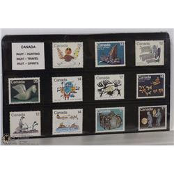 CANADA INUIT HUNTING/TRAVEL/SPIRITS  NEW STAMPS
