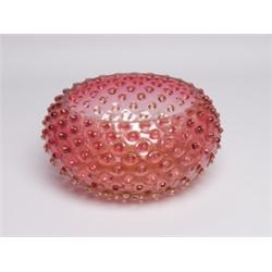 Antique Cranberry Glass Bowl