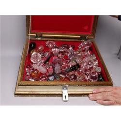 Collection of Old Glass Bottle Stoppers