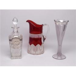 Three Items of Old Glassware