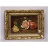 Image 1 : American Oil on Canvas Still Life of Roses