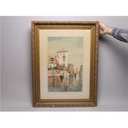 M. Struthers Signed Venetian Watercolour