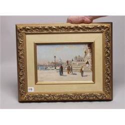 Oil on Canvas Board Signed Lower Left