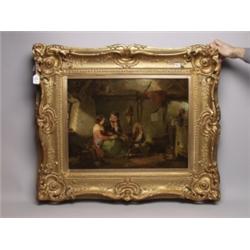 Oil on Canvas SIgned with a Monogram