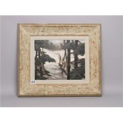 Donald Curly Oil on Board