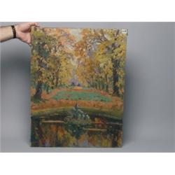 French Oil on Canvas