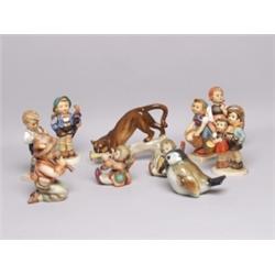 Ten Goebel Figurines