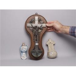 Three Antique Holy Water Fonts