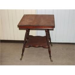 American Clawe & Glass Ball Footed Table