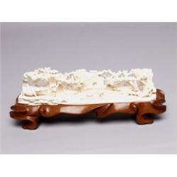 Carved Ivory Figural Scenic Group