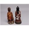 Image 2 : 2 19th C. Gilt & Carved Wood Figures