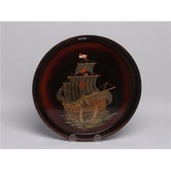 Japanese Meiji Lacquer Tray