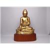Image 1 : Early 19th C Asian Gilt Bronze Buddha